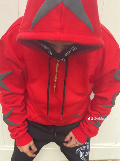 Red hoodies